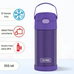 THERMOS - Tomatodo Termico para Niños Funtainer 355 Ml Morado