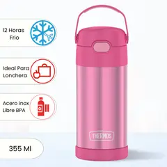 THERMOS - Tomatodo Termico para Niños Funtainer 355 Ml Rosado