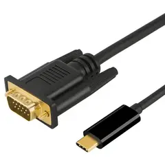 OEM - Cable Usb 3.1 Tipo C a Vga Full HD 1080P 60Hz 1.8 Metros