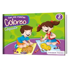 EDICIONES COQUITO - Pack x 3 libros con mis manitos coloreo, garabateo y dejo huella coquito