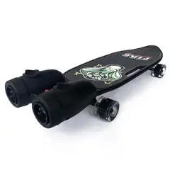 GENERICO - Skateboard Penny Patineta Bota Humo Para Niños Color Negro