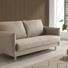 YOLODECORO - Sofá 2 Cuerpos Minimal Beige