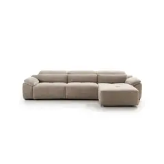 YOLODECORO - Seccional con Chaise Longue a la Derecha Bossanova Beige