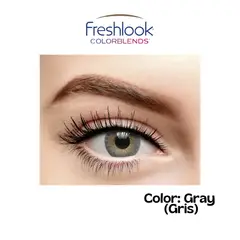 GENERICO - Lentes de Contacto Freshlook Colorblends Gris Gray