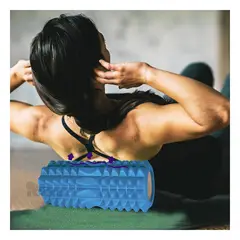 RYBIU IMPORT - Roler Moderno para Crunches en Celeste Y+Papel de Regalo
