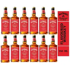 JACK DANIELS - Whisky Fire Botella 750ml - 12 UND