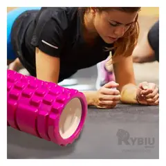RYBIU IMPORT - Roler Moderno para Crunches en Fucsia Y+Papel de Regalo