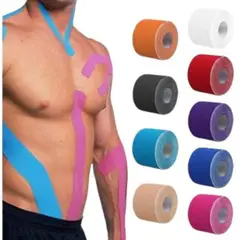 GENERICO - Cinta Kinesiologica Vendaje Neuromuscular Kinesiotape