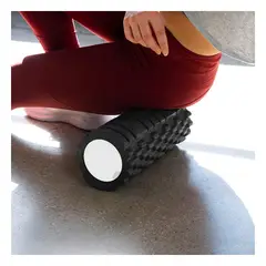 RYBIU IMPORT - Roler Ergonomico para Ejercicio en Negro Y+Regalo Stickers