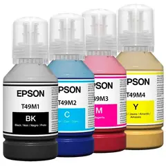 EPSON - PACK x 4 TINTAS DE SUBLIMACION ORIGINAL T49M1