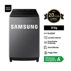 SAMSUNG - LAVADORA AUTOMATICA 19 KG WA19CG6441BD - GRIS