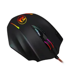REDRAGON - Mouse IMPACT M908 RGB 18 botones Negro