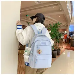 KEKEMI - MOCHILA KAWAII BY MIMI CON LLAVERO DE CONEJO