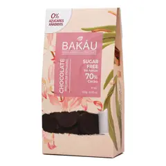 BAKAU - Chocolate con Stevia Bakáu 70% Cacao x 250g