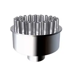 GENERICO - Boquilla para pileta o fuente en acero inoxidable de 2 pulgada