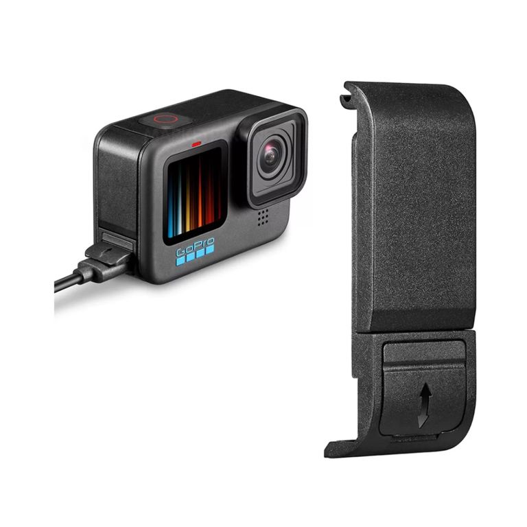 Tapa Lateral para Camaras Gopro 12 11 10 9 Acceso Cargador Antipolvo