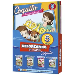 EDICIONES COQUITO - Pack x 4 Libros CoquitoReforzando En Casa 5 Años