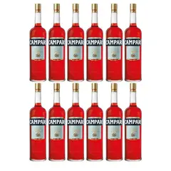 CAMPARI - Licor Bitter Original Botella 750ml - 12 UND