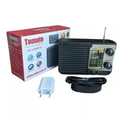 GENERICO - Radio AM y FM vintage con Panel Solar Bluetooth recargable