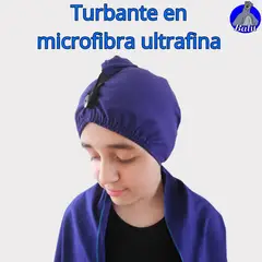 GENERICO - Turbante de baño en microfibra ultrafina