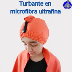 GENERICO - Turbante de baño en microfibra ultrafina