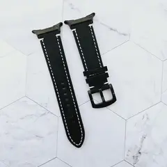 GENERICO - Correa Cuero para SAMSUNG GALAXY WATCH ULTRA - Negro