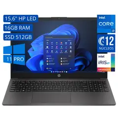 HP - Laptop 250 G10 Intel Core i7-13va Gen Ram 16GB SSD 512GB 15.6"HD Windows 11 PRO