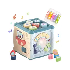 GENERICO - JUGUETE CUBO DE APRENDIZAJE MUSICAL PARA BEBÉS Y NIÑOS