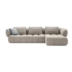 YOLODECORO - Seccional con Chaise Longue a la Derecha Wenders Beige