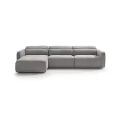 YOLODECORO - Seccional con Chaise Longue a la Izquierda Bossanova Gris