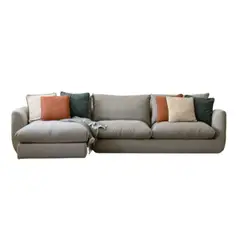 YOLODECORO - Seccional con Chaise Longue a la Izquierda Cuzco Gris