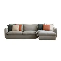 YOLODECORO - Seccional con Chaise Longue a la Derecha Cuzco Gris