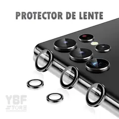 GENERICO - LENTE PROTECTOR DE CAMARA METALIZADO NEGRO PARA SAMSUNG GALAXY A35