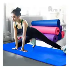 RYBIU IMPORT - Mat de 10mm para Yoga Goma Eva de Color Azul
