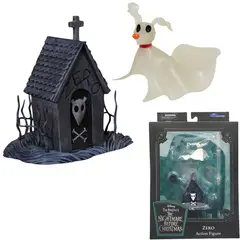 DIAMOND SELECT TOYS - Figura de acción Zero Pesadilla antes de Navidad NBX Burton