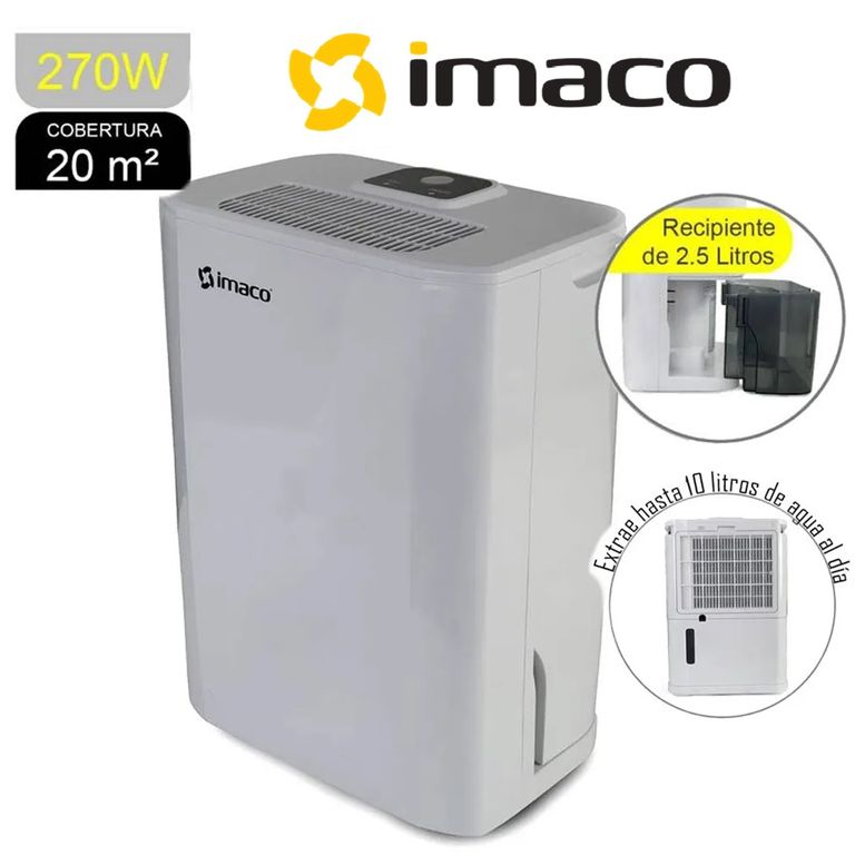 Deshumedecedor Mecánico 2.5 Lt DHM1002 Blanco