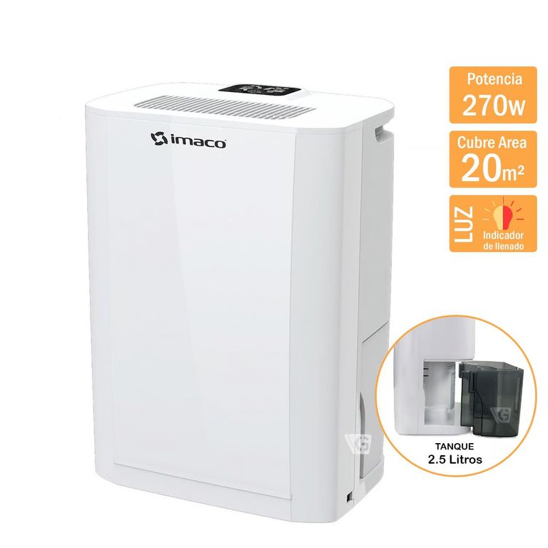 Deshumedecedor Mecánico 2.5 Lt DHM1002 Blanco