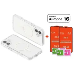 GENERICO - Case Protector Magsafe para Iphone 16 + Kit protección