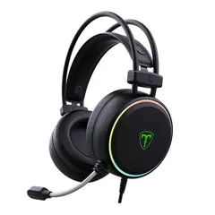 REDRAGON - Audifono T-DAGGER SONA RGB Negro Virtual 7.1 C/ Microfono USB