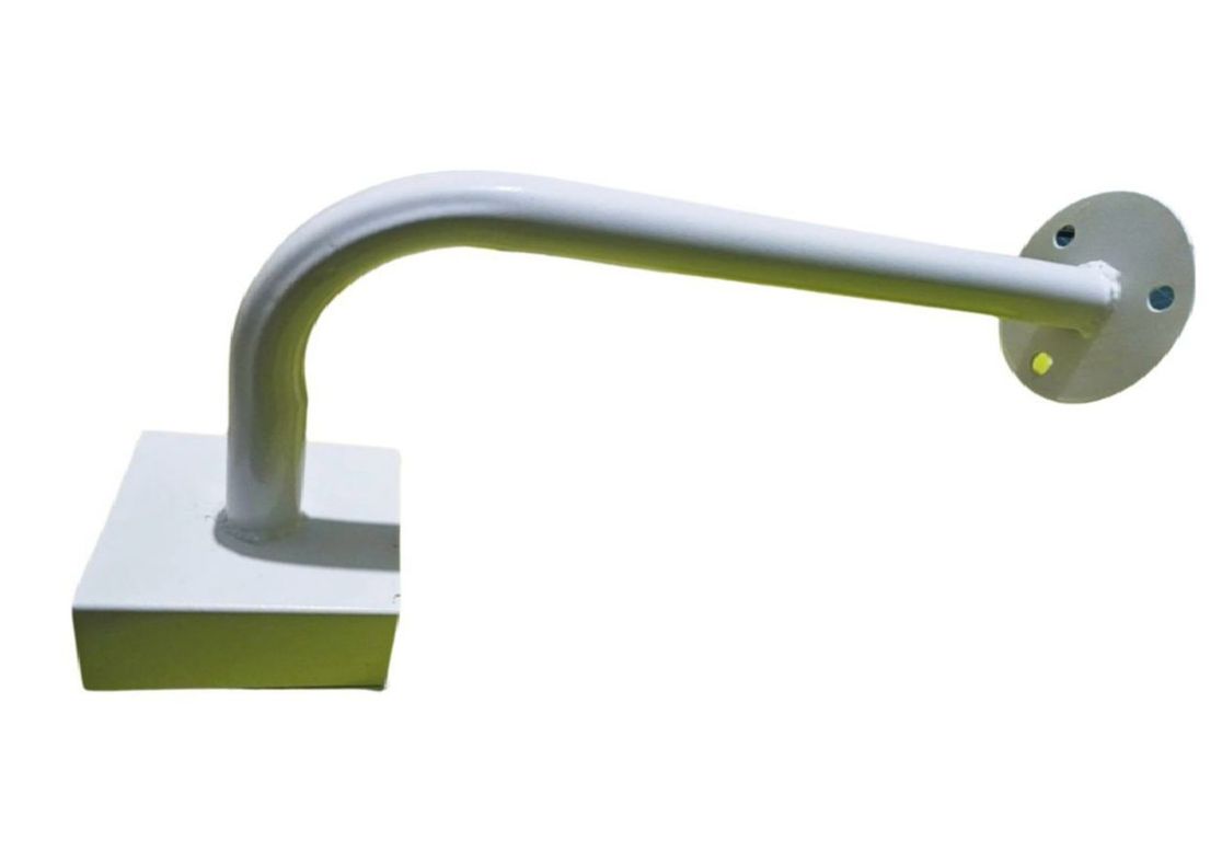 SOPORTE PARA CÁMARA BRAZO CURVO 55CM BLANCO CON CAJA