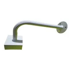 GENERICO - SOPORTE PARA CÁMARA BRAZO CURVO 55CM BLANCO CON CAJA