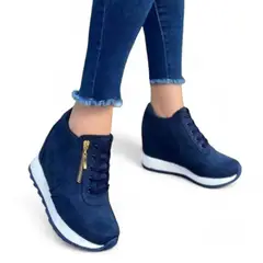 GENERICO - Zapatilla Taco Incorporado 7 1399 5C-55 Color Azul