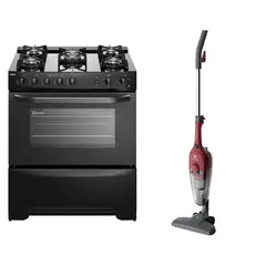 ELECTROLUX - Combo: Cocina A Gas 5 Quemadores Triple Llama FE5GPR+Aspiradora vertical con cable STK13