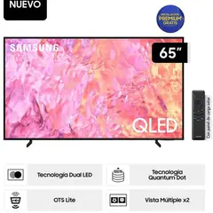 SAMSUNG - Televisor QLED 65 UHD 4K Smart Tv QN65Q60CAGXPE