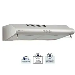 ELECTROLUX - Campana Empotrable 60 cm Eléctrica Tradicional EJSE242TBIS