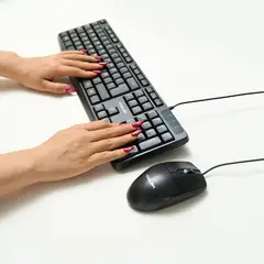 KUZLER - COMBO TECLADO MOUSE CON CABLE TASKTWIN-1