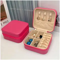 INSPIRA MARKET - Mini Joyero Cofre Organizador Portatil Multiusos