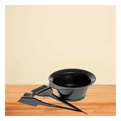 RYBIU IMPORT - Set Bowl y Brochas Eficientes en Negro Y+Regalo Stickers