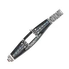 GENERICO - Correa de murano para Apple Watch 49mm - Plata