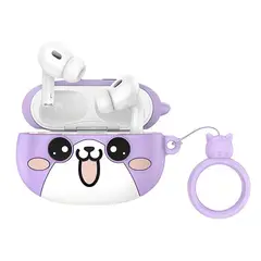 GENERICO - Audífonos Inalámbricos EW48 Auriculares Bluetooth Funda Gato Lila